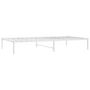 Voir la diapositive 3 : VIDAXL Cadre de lit metal sans matelas blanc 75x190 cm