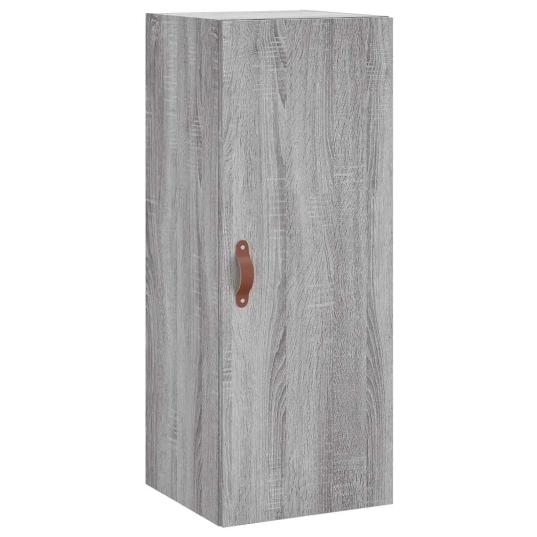 Voir la diapositive 2 : VIDAXL Armoire murale sonoma gris 34,5x34x90 cm