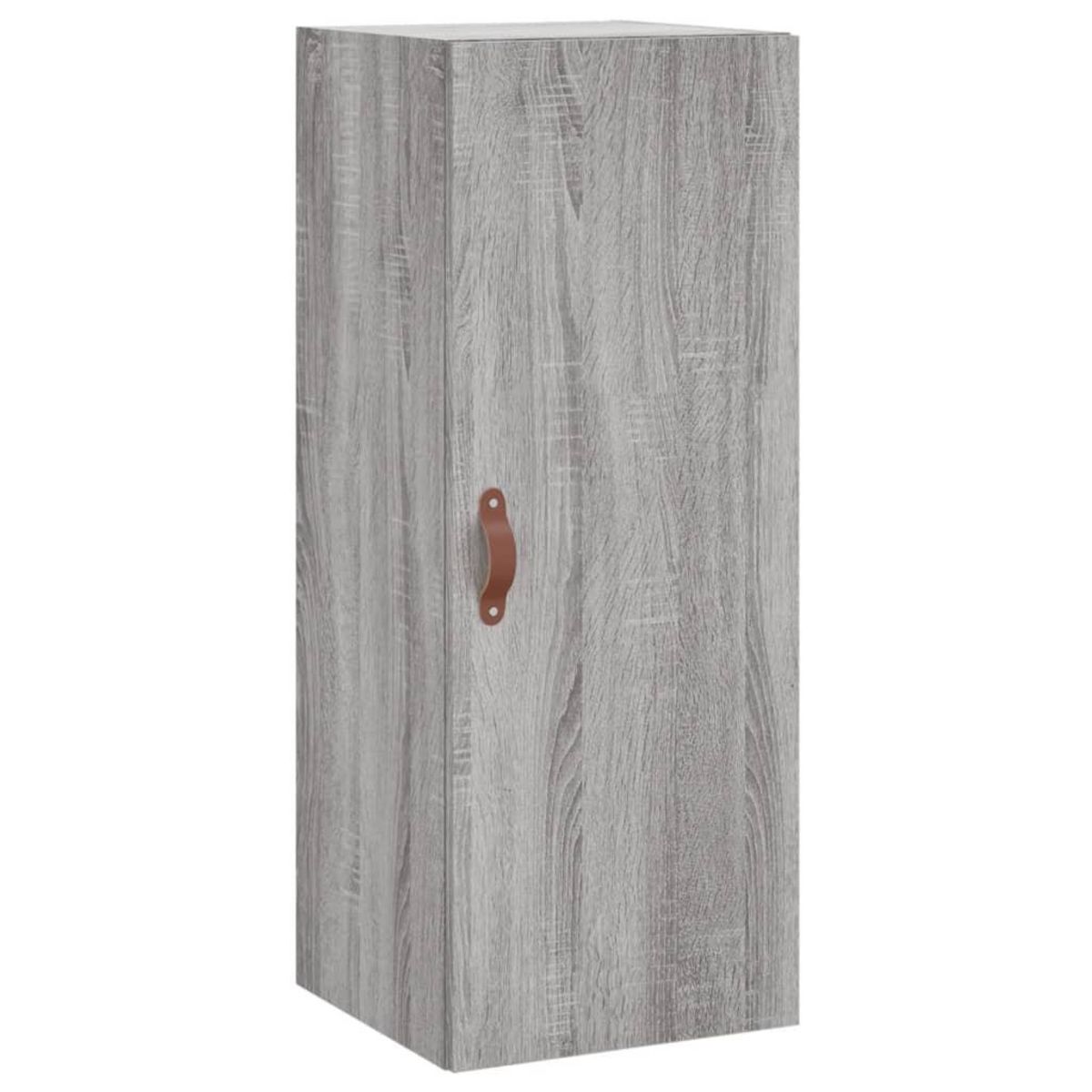 VIDAXL Armoire murale sonoma gris 34,5x34x90 cm