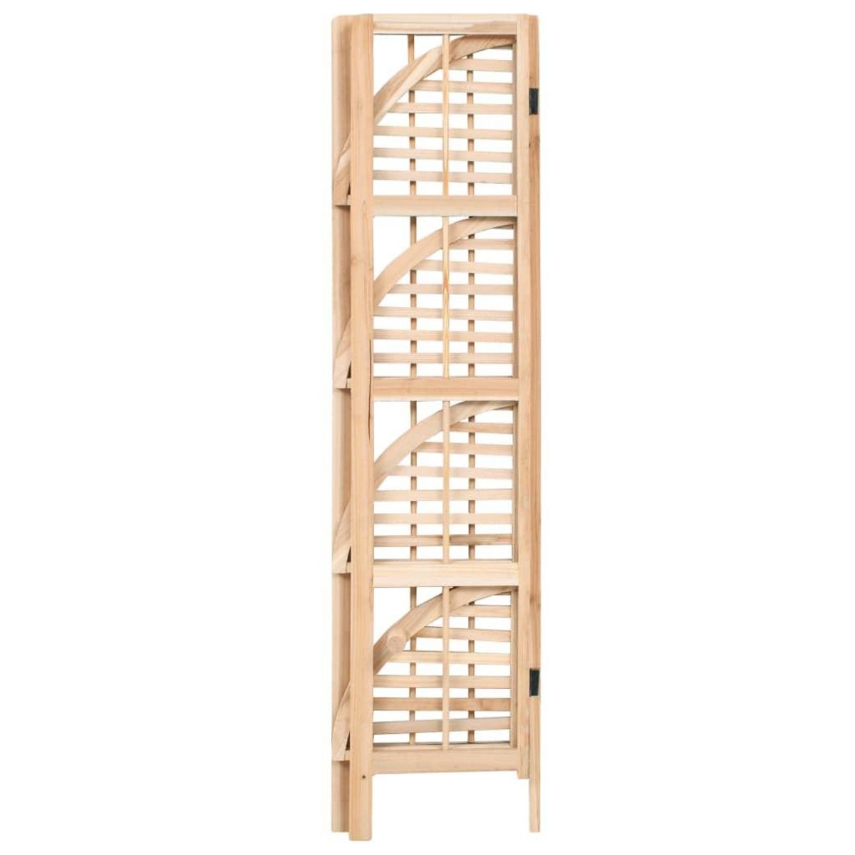 VIDAXL Etagere d'angle bois de cedre 27 x 27 x 110 cm