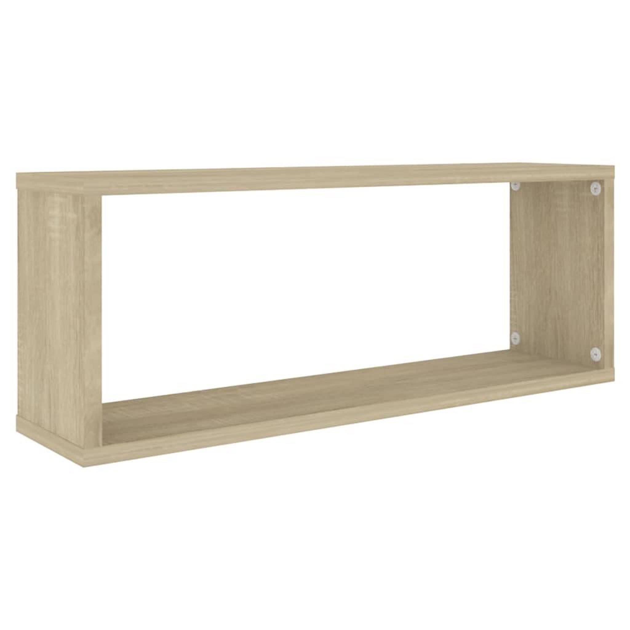 Voir la diapositive 4 : VIDAXL Etageres murales cube 6 pcs Chene sonoma Bois d'ingenierie