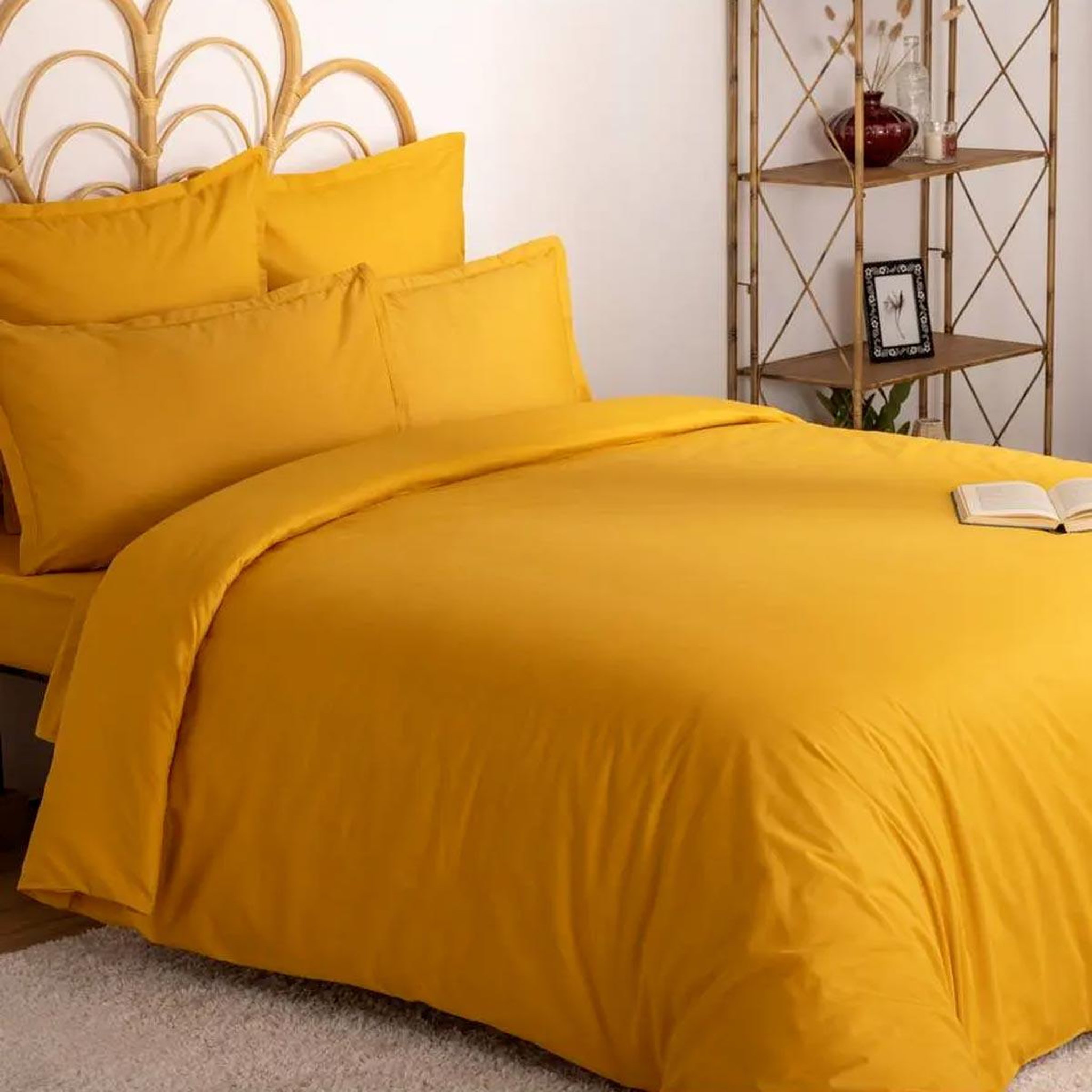 ATMOSPHERA Housse de couette  intérieur  240x220cm moutarde