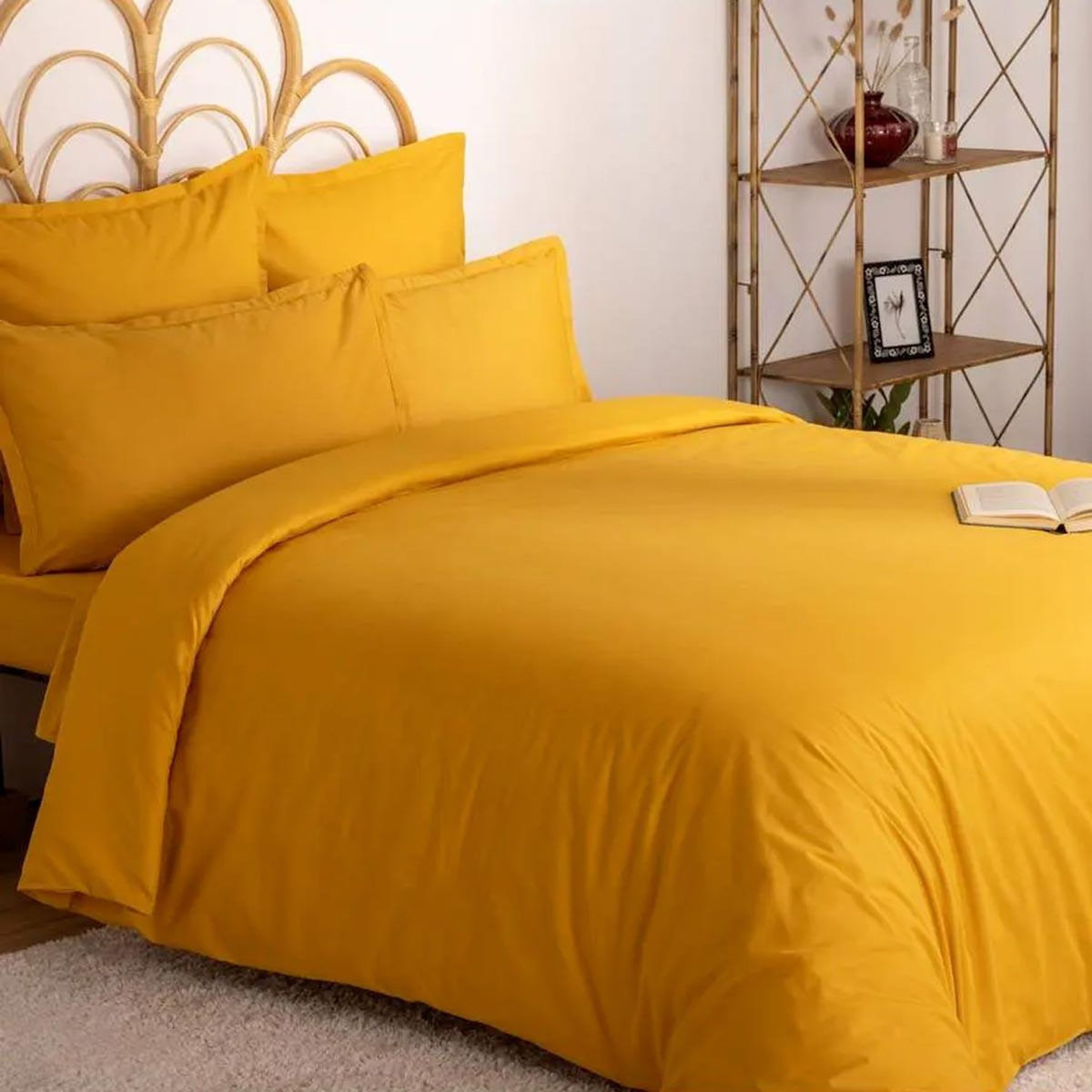 ATMOSPHERA Housse de Couette  Intérieur  240x220cm Moutarde