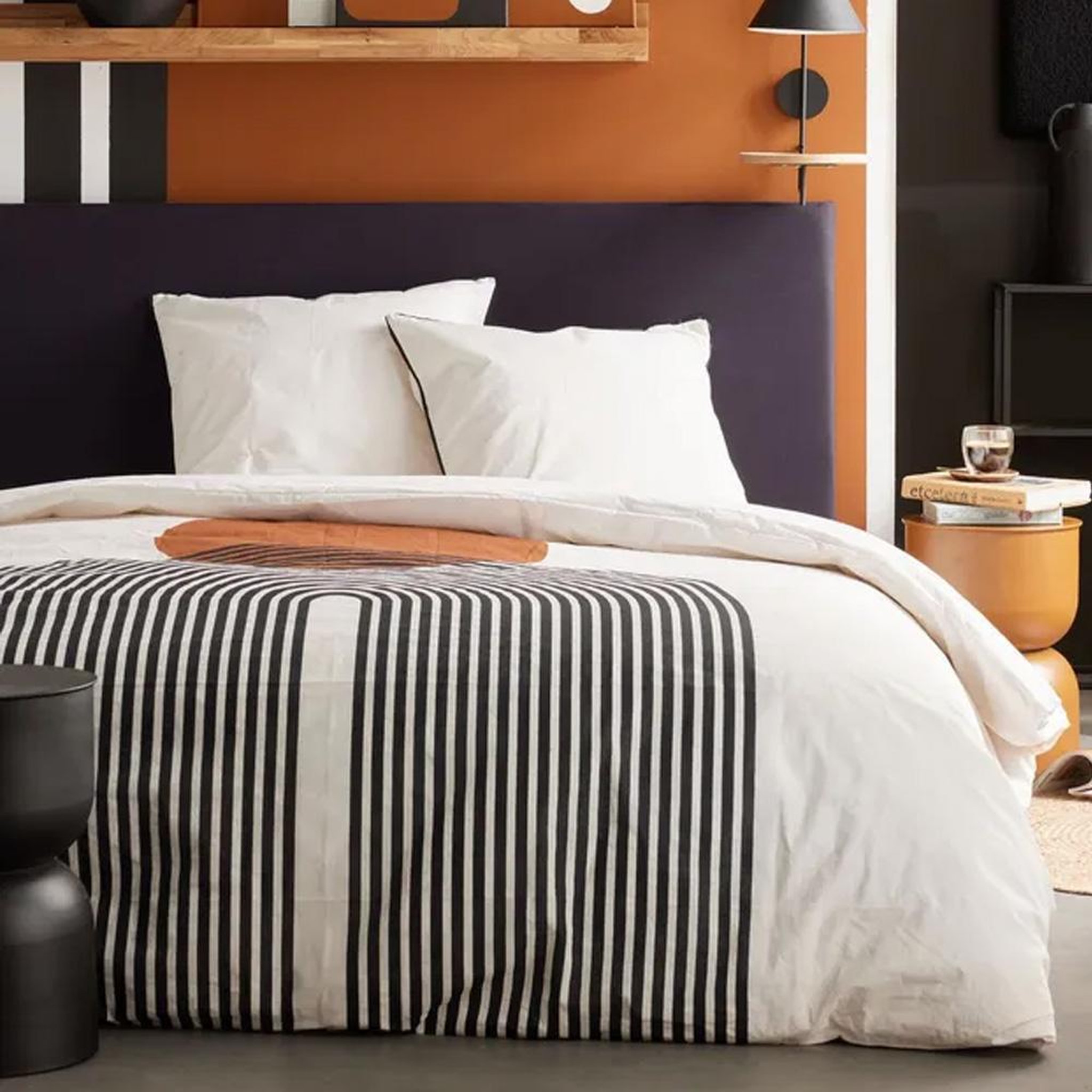 Today Parure de lit blanc/gris today moka. Coloris disponibles : Gris
