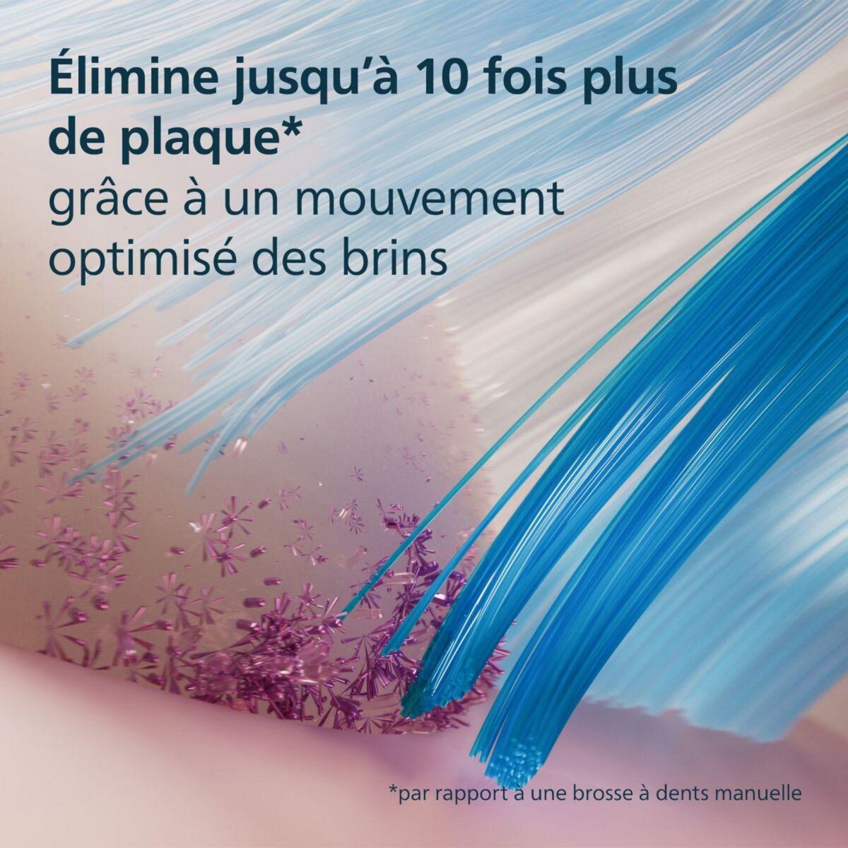 Philips Brossette dentaire Sonicare lot de 4 -  HX9054/88 black Gum Care- soin des gencives G3