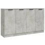 Voir la diapositive 2 : VIDAXL Buffets 2 pcs Gris beton 60x30x70 cm Bois d'ingenierie