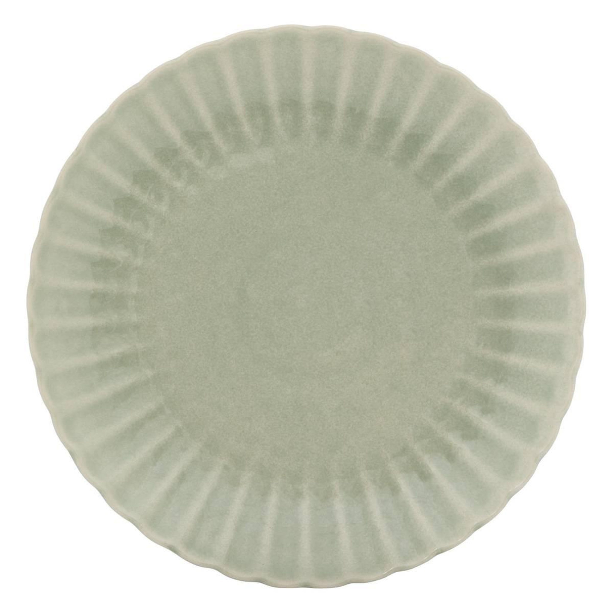 SECRET DE GOURMET Lot de 6 assiettes plates  romy  26cm vert