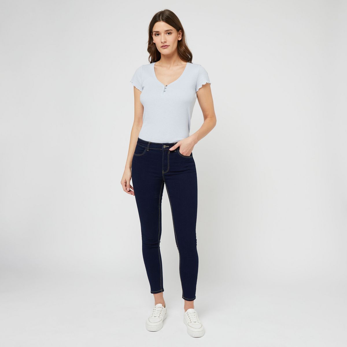 INEXTENSO Jean brut femme