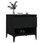 Voir la diapositive 4 : VIDAXL Tables d'appoint 2 pcs Noir 50x46x50 cm Bois d'ingenierie