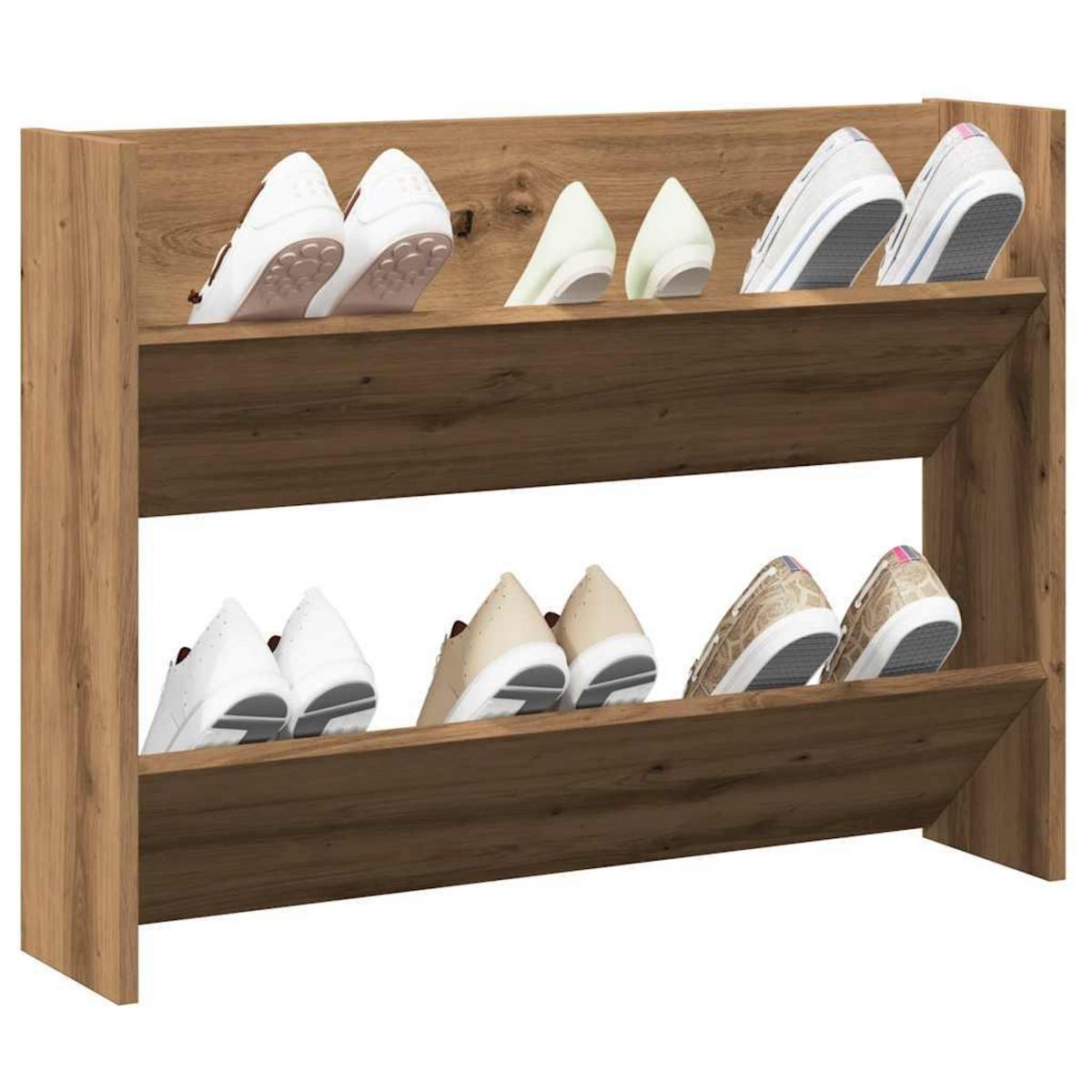 VIDAXL Armoire a chaussures murale chene artisanal bois d'ingenierie