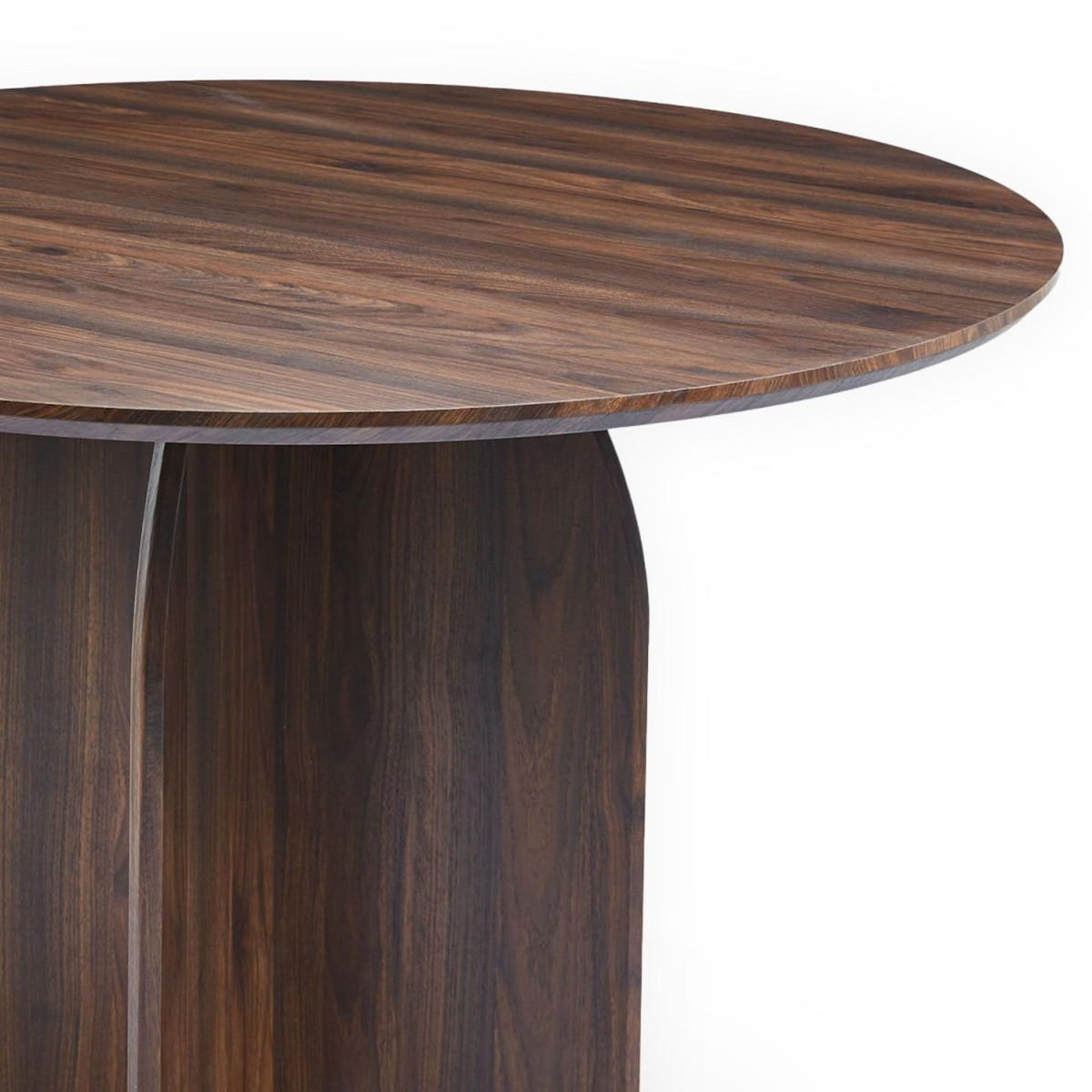 Paris Prix Table à Manger Design  Mindy  120cm Bois foncé