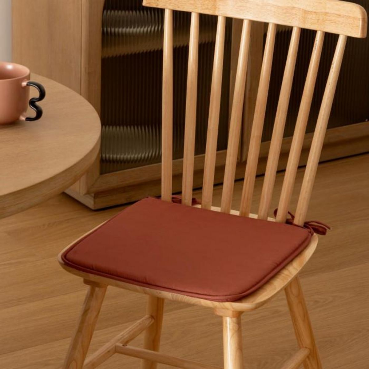 ATMOSPHERA Galette de Chaise  Micro  39x39cm Terracotta