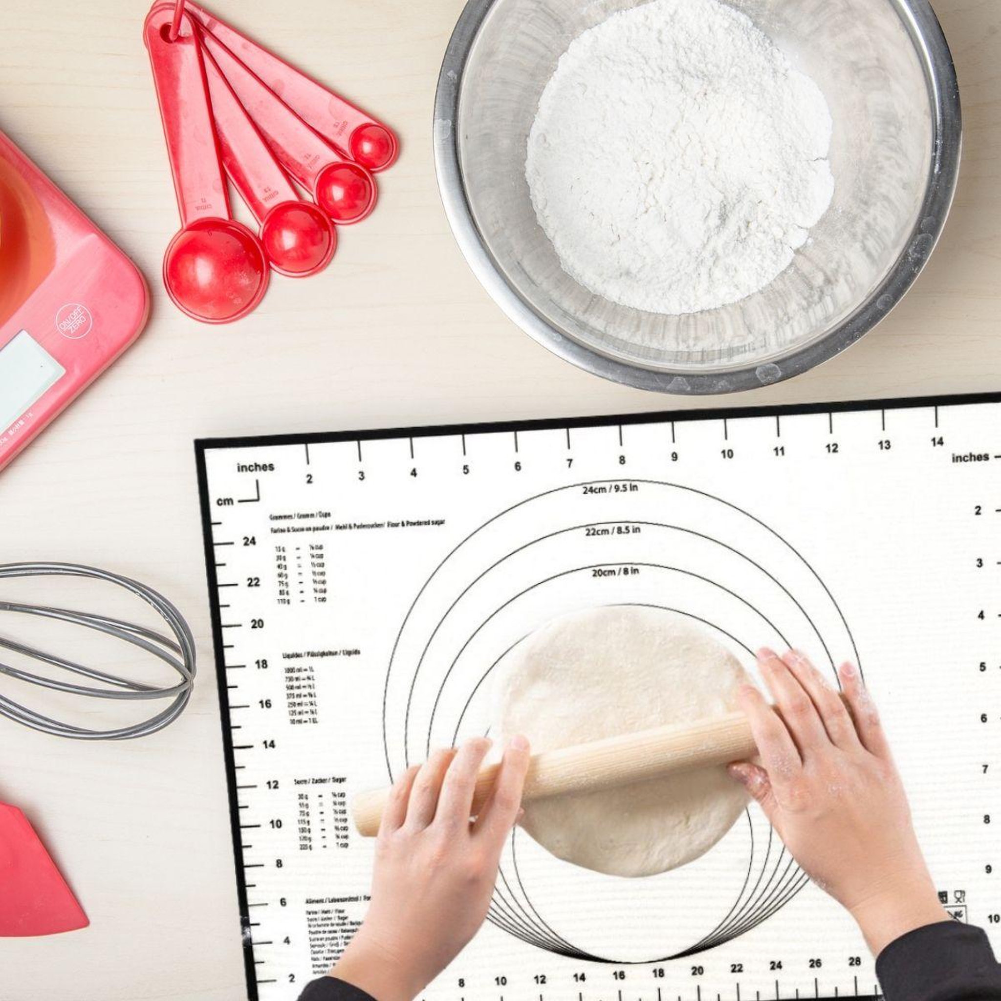 Voir la diapositive 2 : ZENKER Lot de 2 plaques pâtisserie et cuisson 40/30 cm en silicone zenker smart pastry