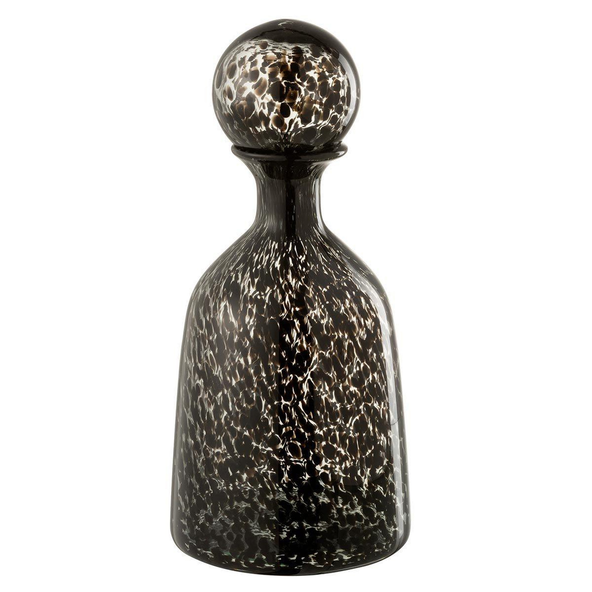 J-LINE Bouteille avec bouchon design  vidao  33cm noir