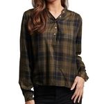 SUPERDRY Chemise /Noir à Carreaux Femme Superdry W6011677A. Coloris disponibles : Vert