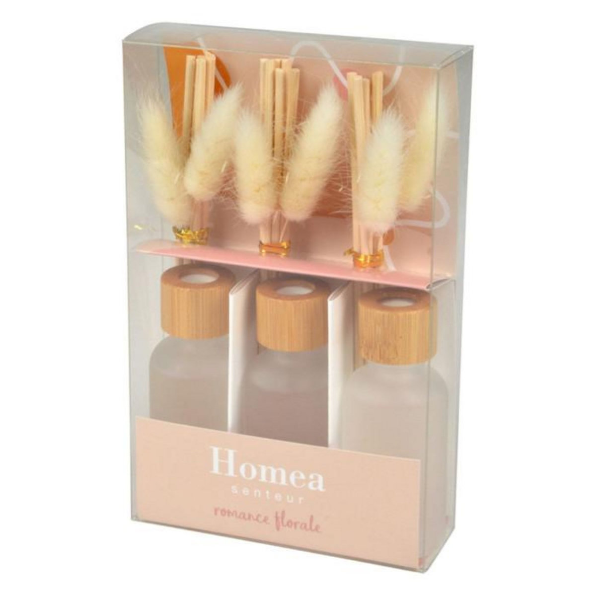 Paris Prix Lot de 3 Diffuseurs de Parfums  Harmonie  30ml Romance Florale