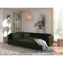 Voir la diapositive 3 : LISA DESIGN Rune - canapé d'angle - avec pouf d'appoint - 4 places - style scandinave - gauche