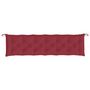 Voir la diapositive 5 : VIDAXL Coussins de banc de jardin lot de 2 rouge bordeaux tissu Oxford