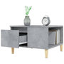 Voir la diapositive 5 : VIDAXL Table basse gris beton 55x55x36,5 cm bois d'ingenierie