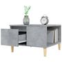 Voir la diapositive 5 : VIDAXL Table basse gris beton 55x55x36,5 cm bois d'ingenierie