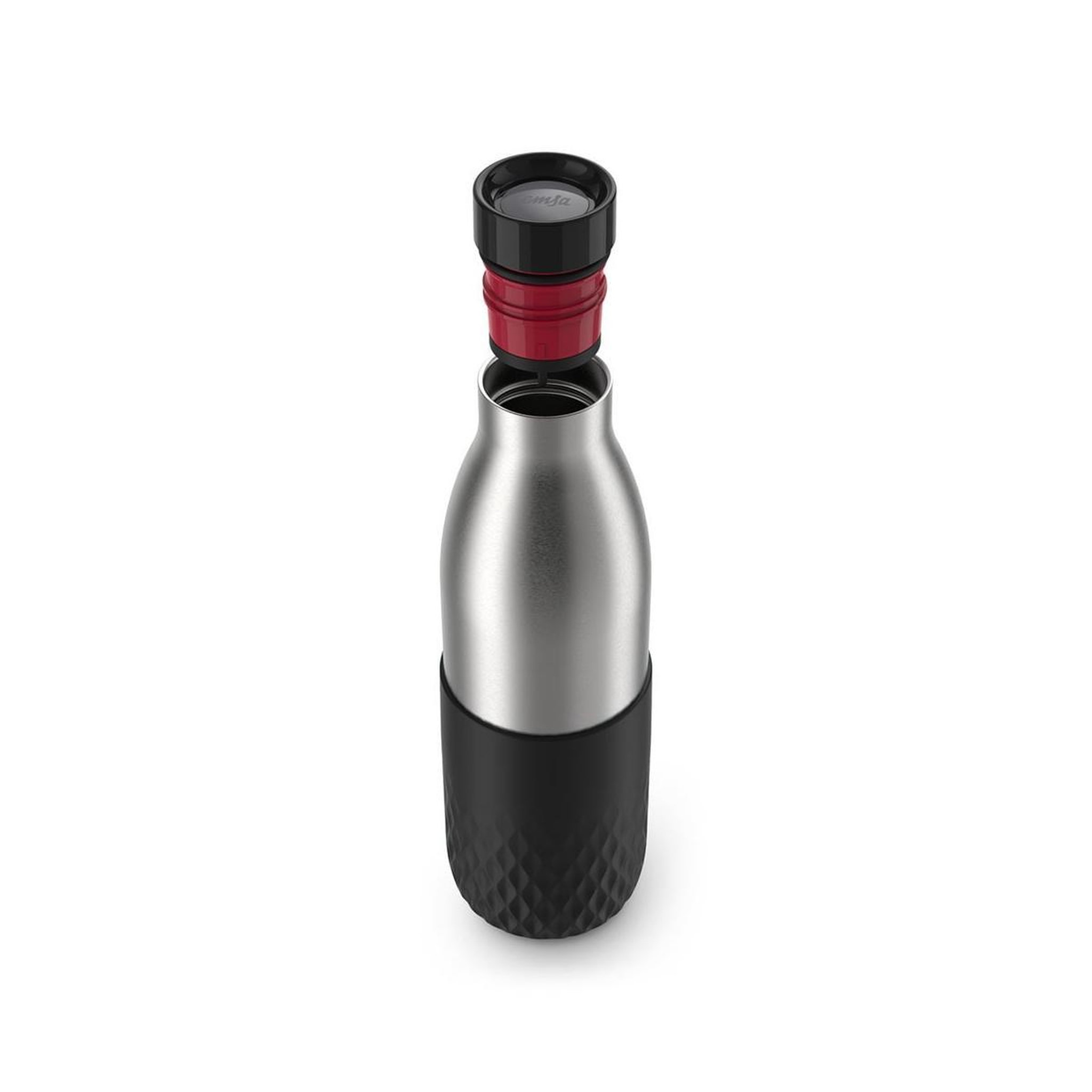 Voir la diapositive 3 : EMSA EMSA Bludrop Sleeve N3110500 gourde Fitness, Sports 500 ml Acier inoxydable Noir, Acier inoxydable