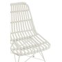 Paris Prix Chaise de Jardin Design  Celeste  86cm Blanc