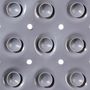 Voir la diapositive 2 : B BASIC & CO Fond de Bain PVC  Anti-Dérapant  68x37cm Gris