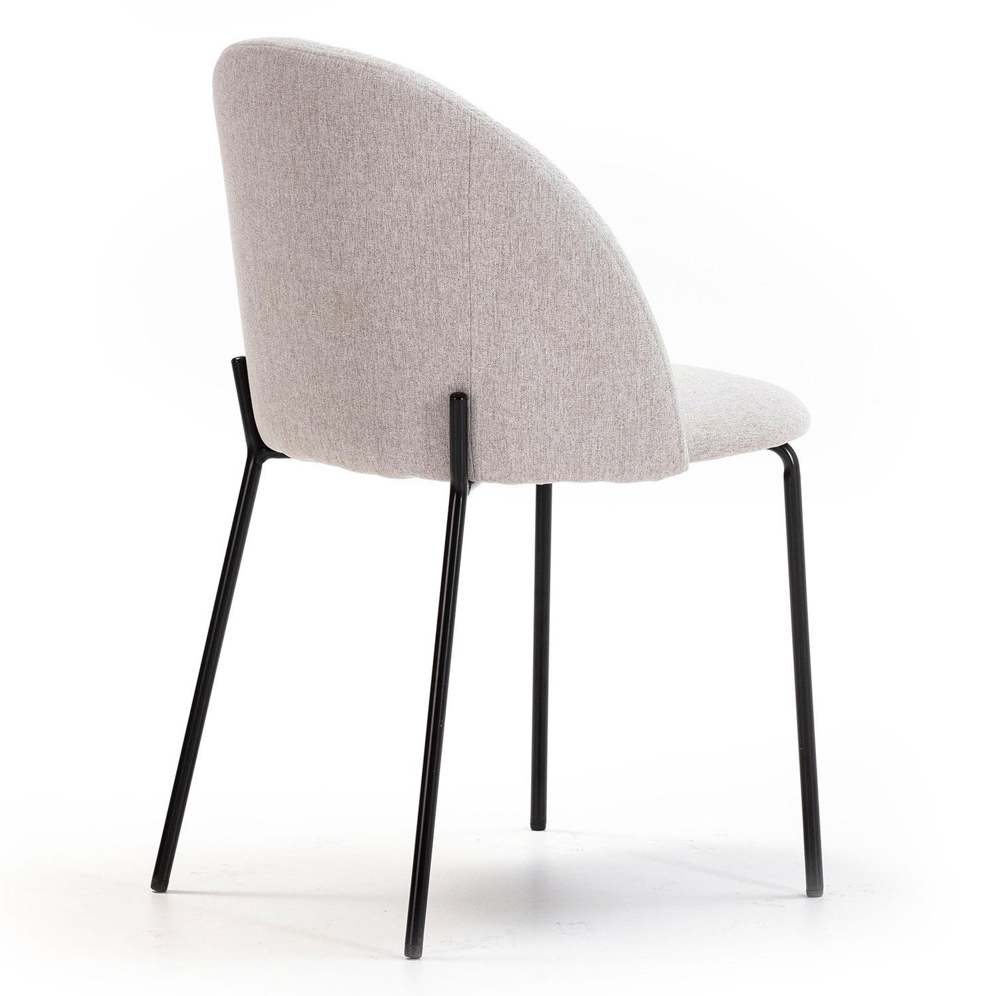 Voir la diapositive 5 : VS VENTA-STOCK Pack 2 chaises Salle à Manger tapissées Kenia Beige, 43 cm x 47cm x 78,5 cm