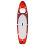 Voir la diapositive 3 : VIDAXL Ensemble de planche SUP gonflable Rouge 300x76x10 cm
