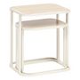 Voir la diapositive 2 : FIVE Lot de 2 Tables d'Appoint Gigognes  Curvy  46cm Naturel