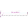 Voir la diapositive 6 : VIDAXL Tissu de remplacement de cantonniere d'auvent rouge blanc 3,5 m