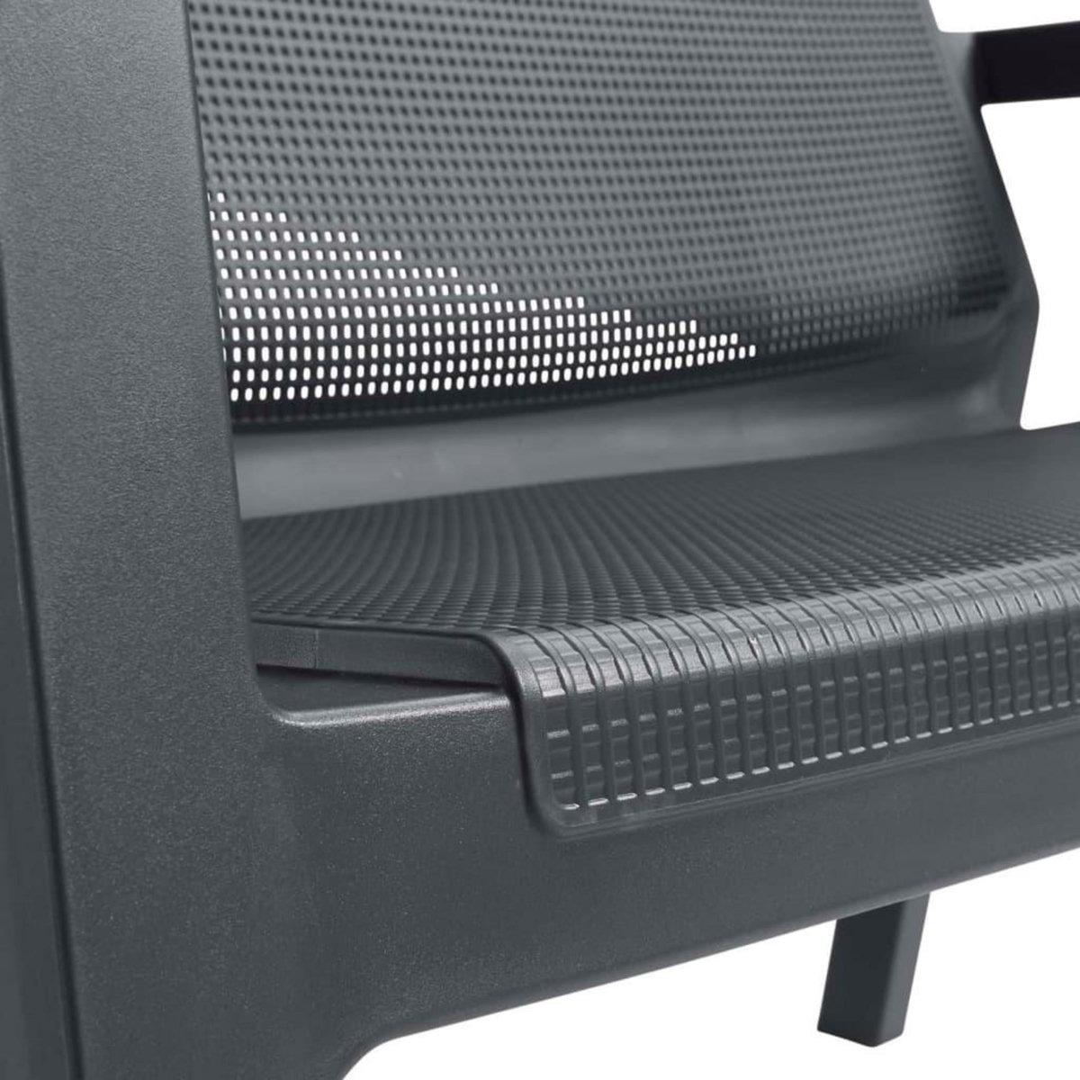 Keter Keter Ensemble de meubles de balcon Emily Graphite