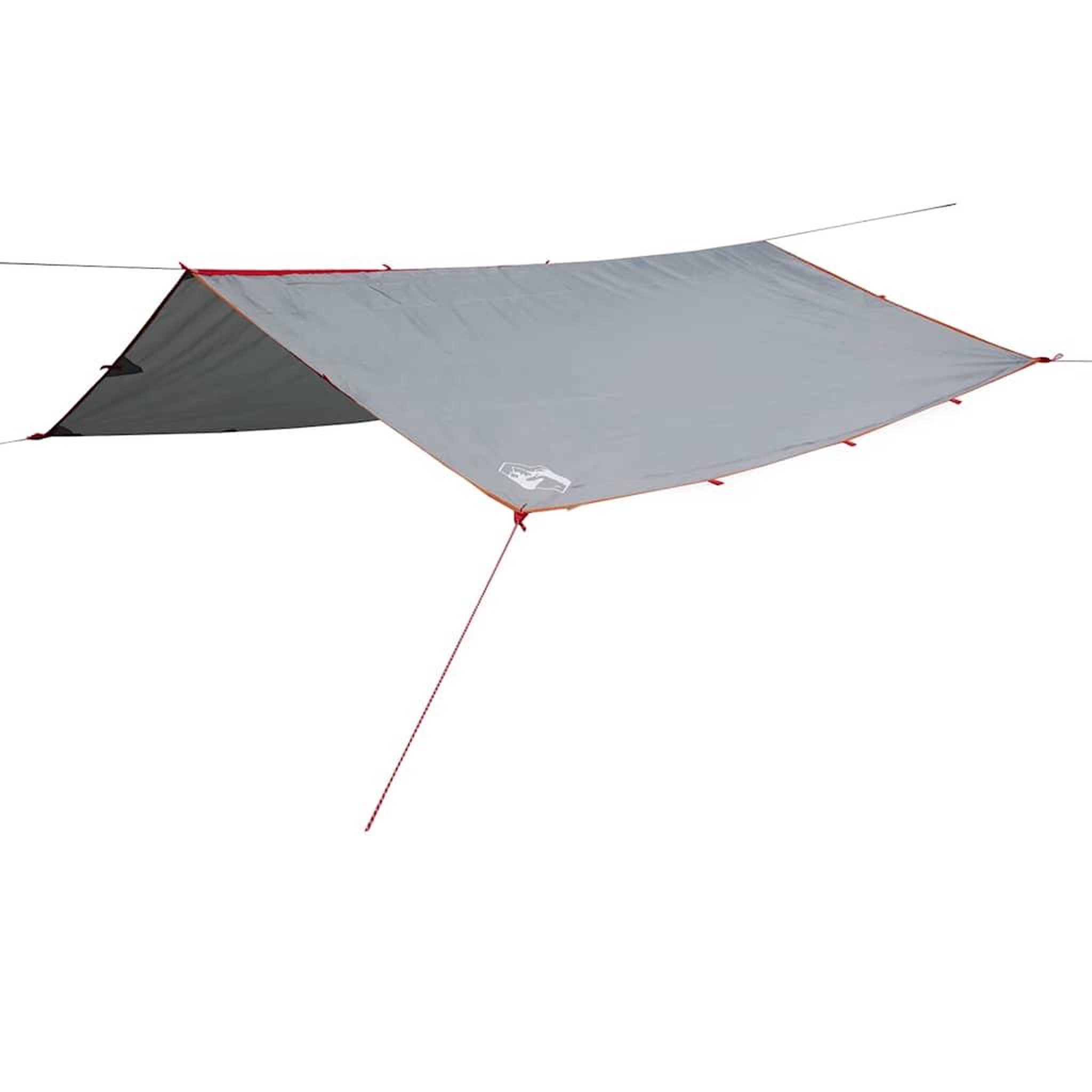 Voir la diapositive 2 : VIDAXL Bache de camping gris et orange 300x294 cm impermeable