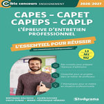 L'EPREUVE D'ENTRETIEN PROFESSIONNEL CAPES, CAPET,  CAPEPS, CAPLP. EDITION 2026-2027, Delcroix Bertrand