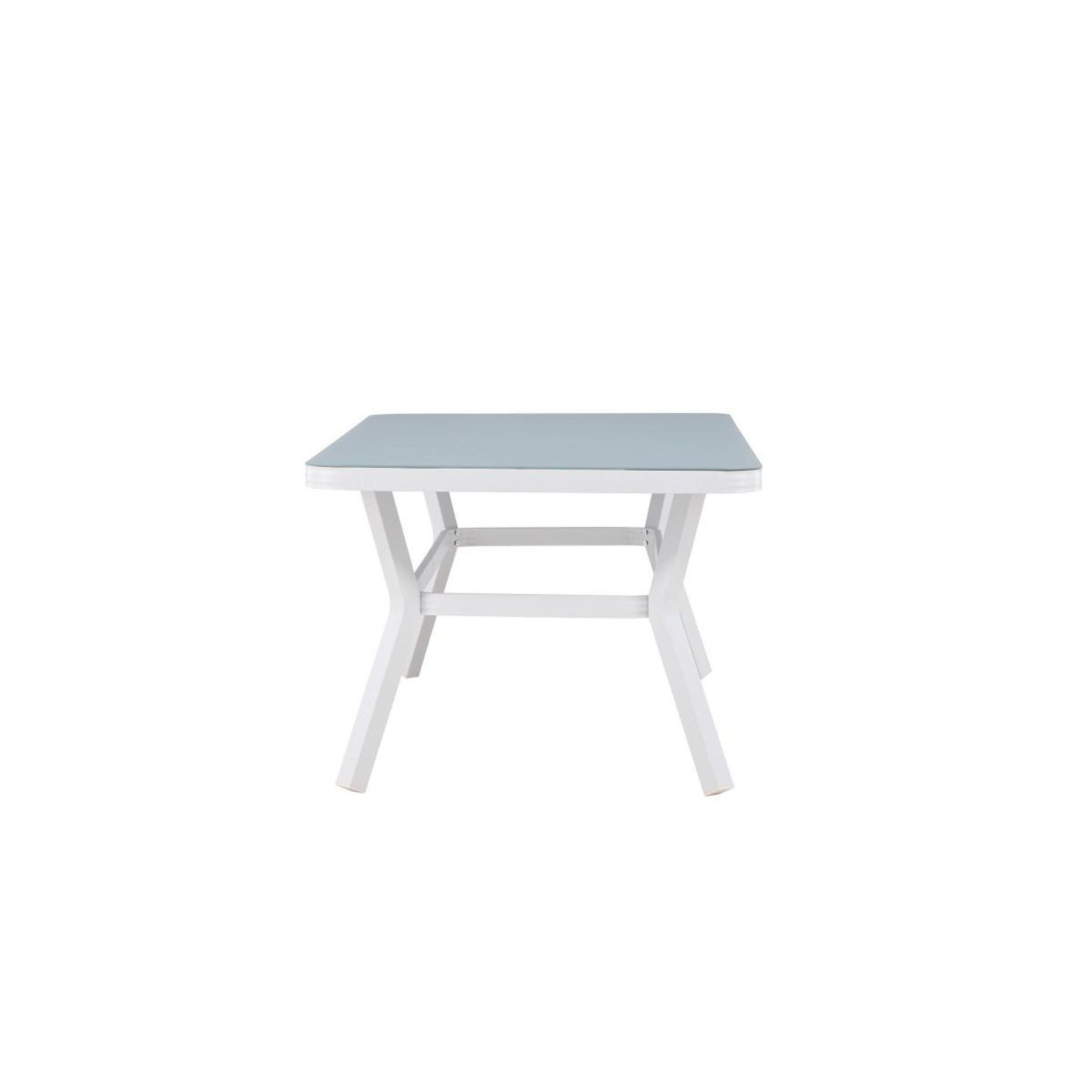 Voir la diapositive 2 : Paris Prix Table de jardin  virya  200cm blanc & gris