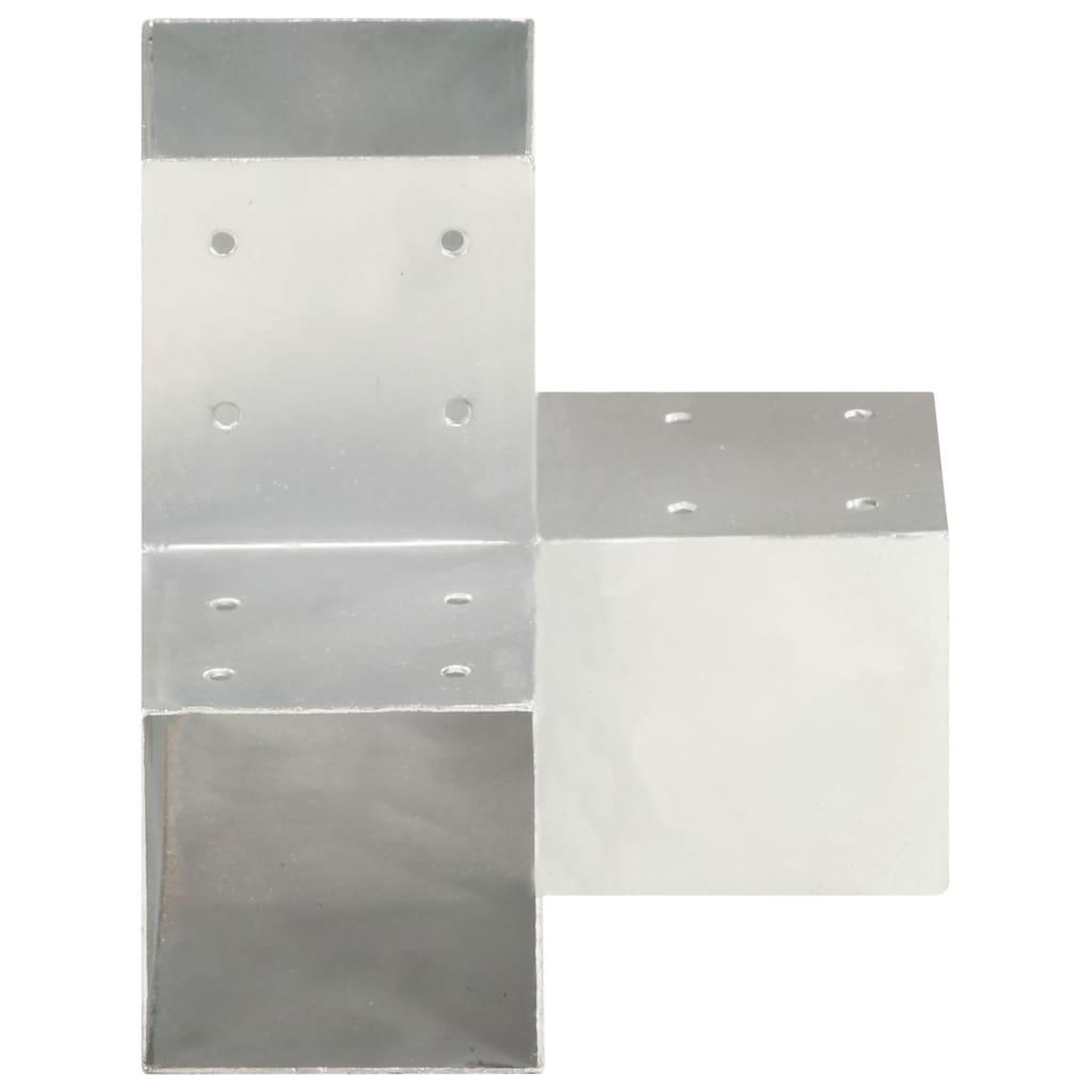 Voir la diapositive 3 : VIDAXL Connecteurs de poteau 4 pcs Forme en Y Metal galvanise 91x91 mm