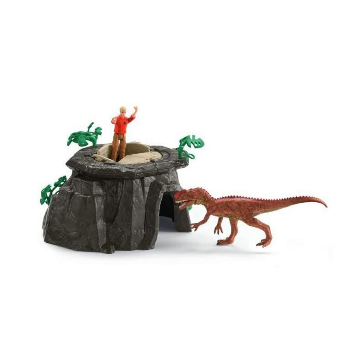 Schleich Grande Conquete du temple perdu, Playset figurines, SCHLEICH 42656 Dinosaurs, Des 4 ans