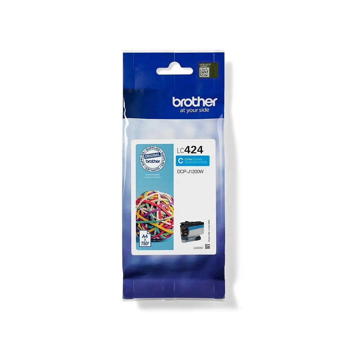 Brother Cartouche d'encre Cyan LC424