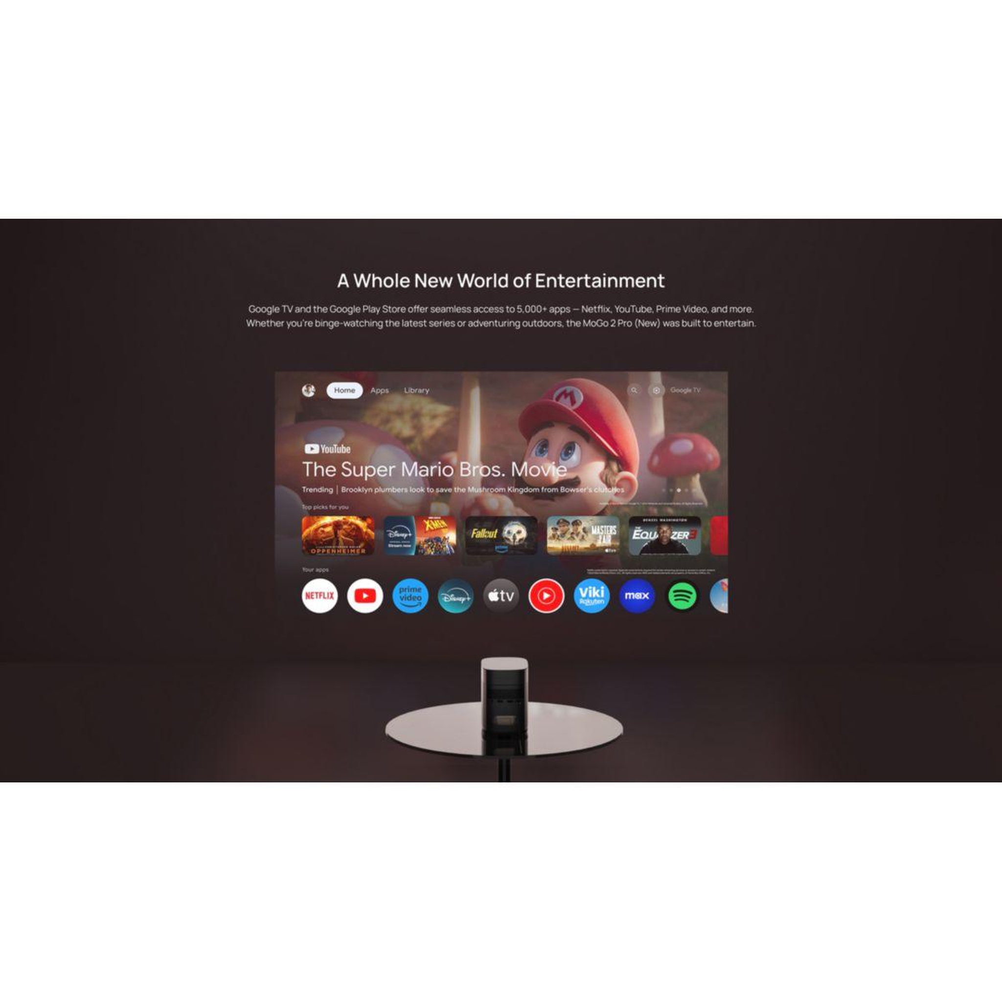 Voir la diapositive 5 : XGIMI Vidéoprojecteur portable mogo 2 pro gen 2 - google tv