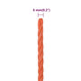 Voir la diapositive 6 : VIDAXL Corde de travail Orange 6 mm 100 m Polypropylene