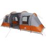 Voir la diapositive 5 : VIDAXL Tente familiale tunnel 6 personnes gris impermeable