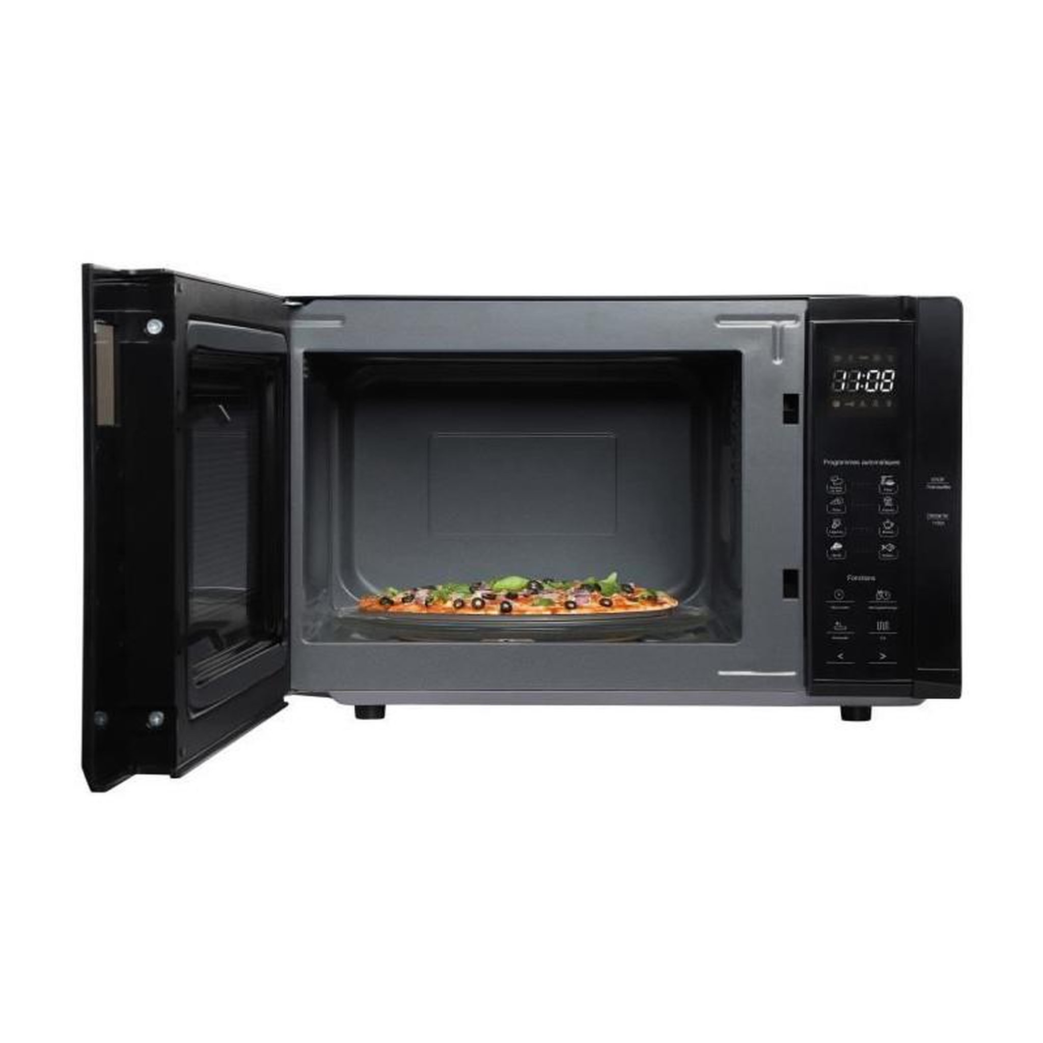 Voir la diapositive 2 : CONTINENTAL EDISON Micro-ondes - CONTINENTAL EDISON - CEMO23BG - Gril - Noir - 1280 W - L48 x H29,3 x P33,7 cm - 23 L