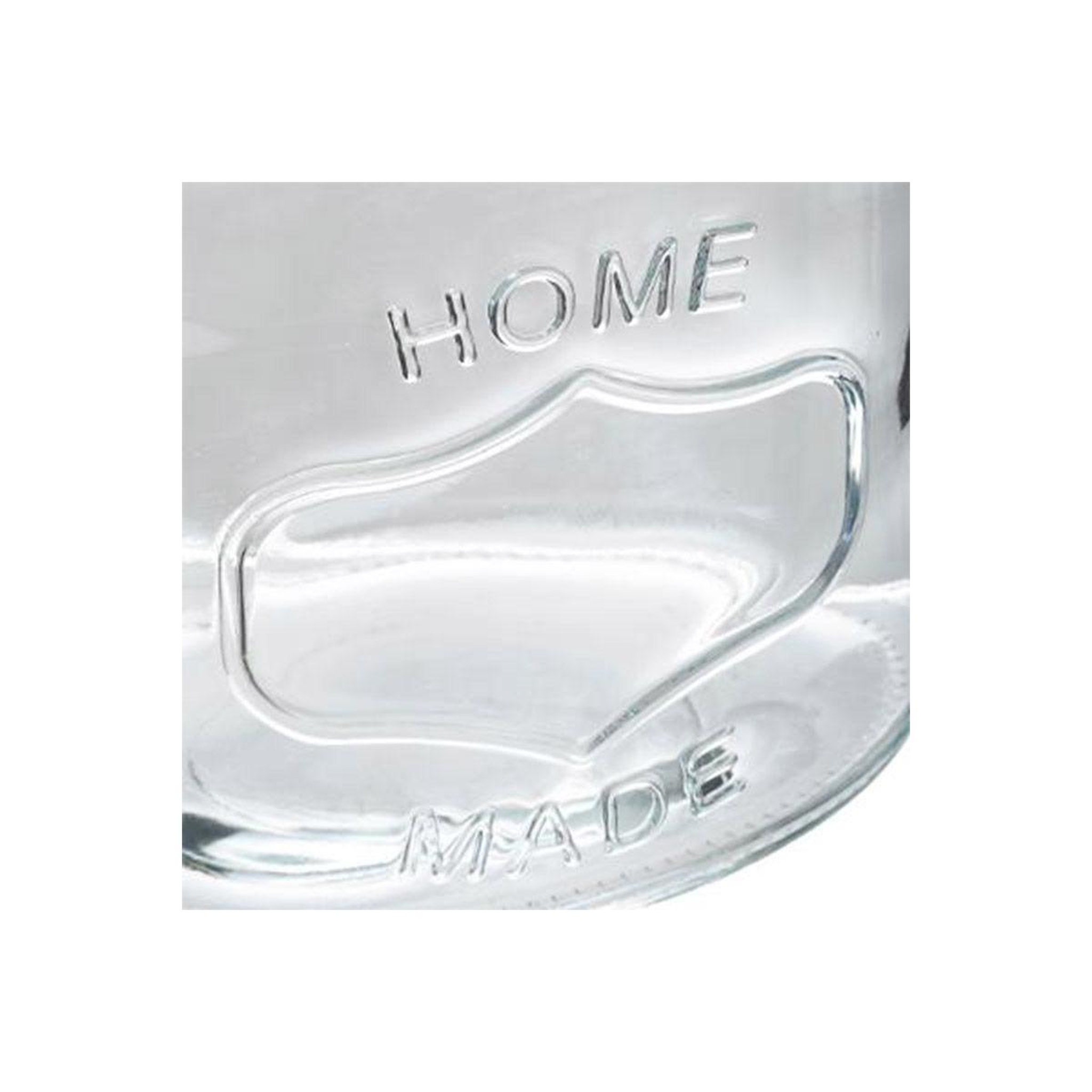 Voir la diapositive 4 : FIVE Bocal en verre  ovale  inox  2,5l transparent