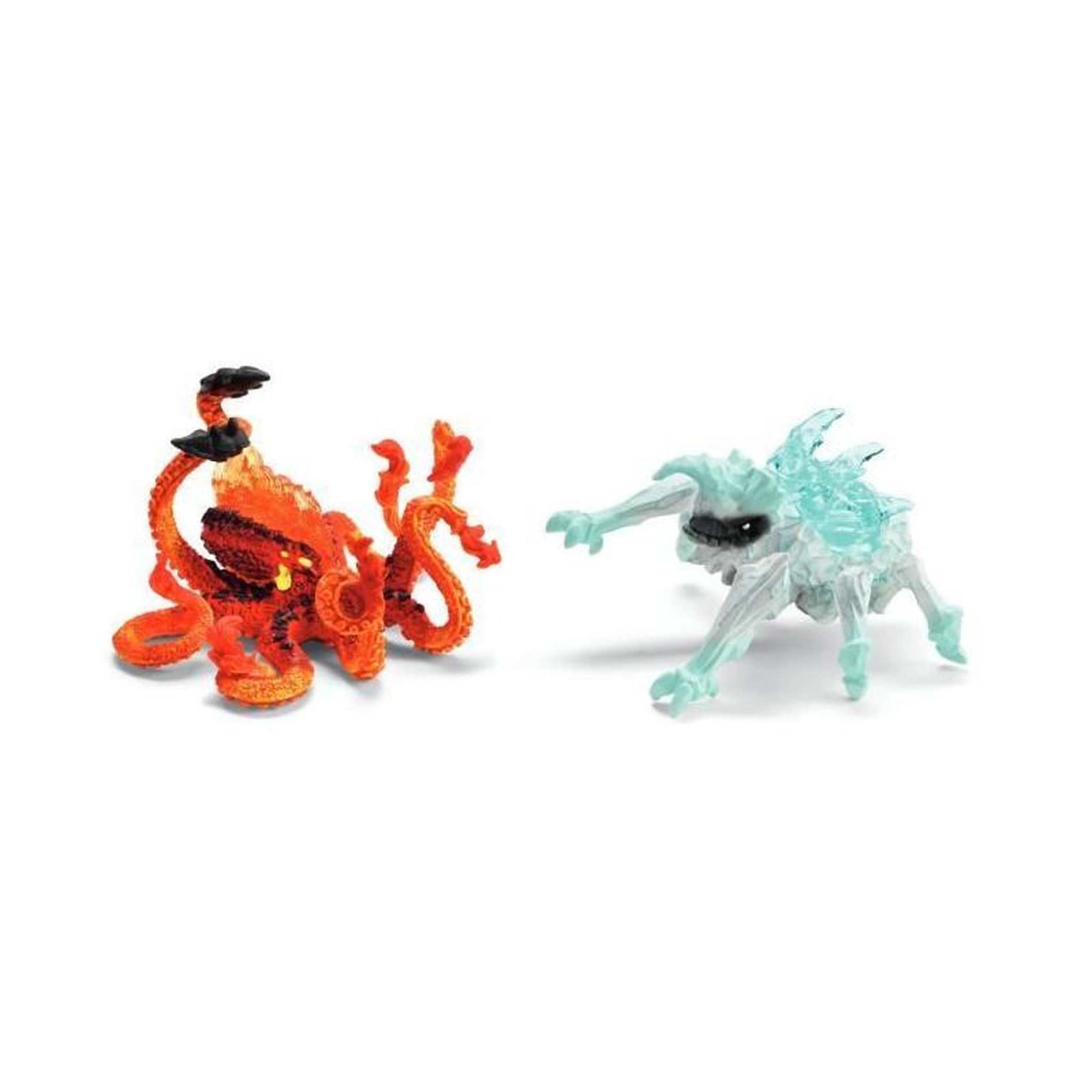 Voir la diapositive 1 : Schleich Figurines Duo Pieuvre de Lave vs Insecte de Glace, SCHLEICH 70826 Eldrador Creatures, Pour enfant des 6 ans