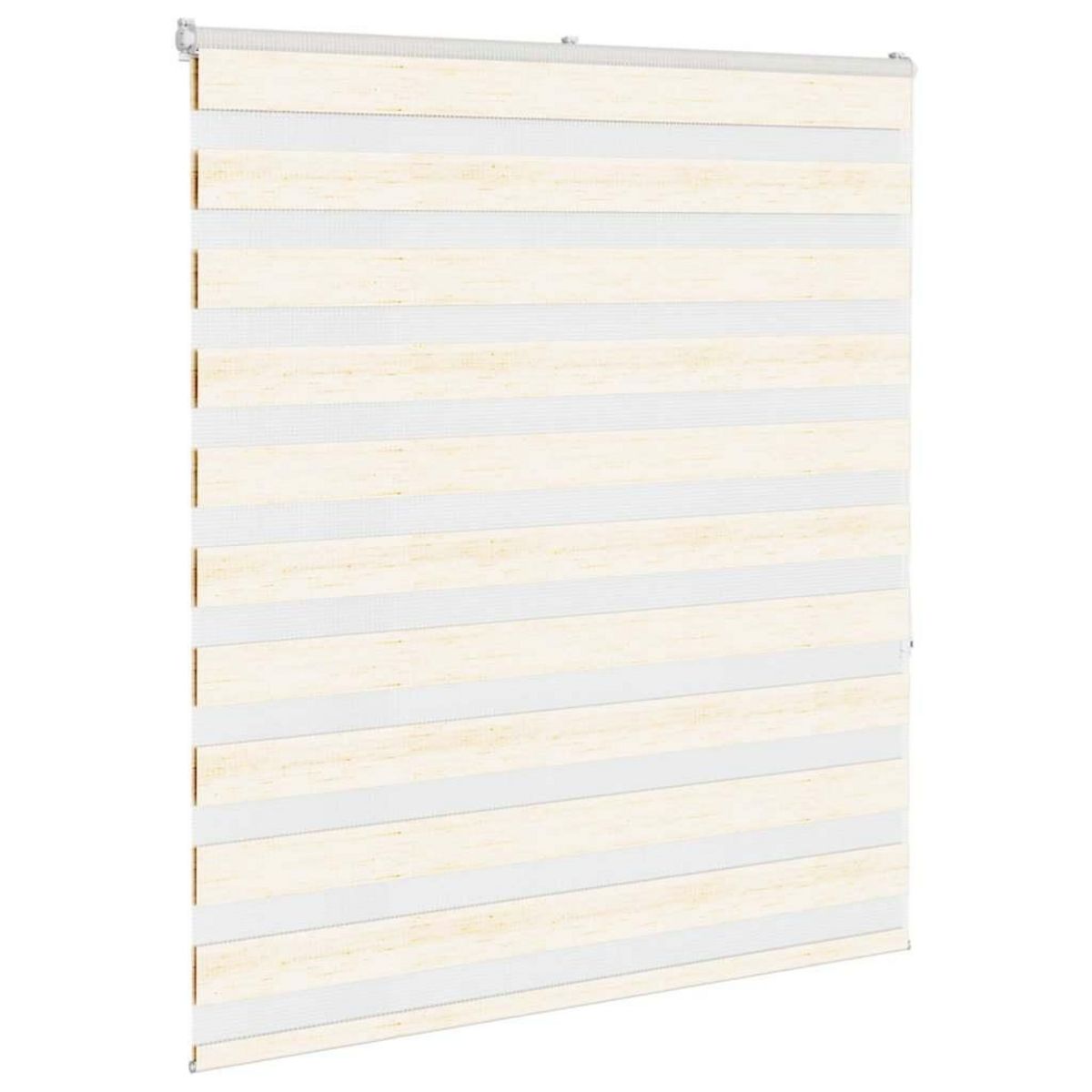 VIDAXL Store zebre beige marbre largeur du tissu 130,9 cm polyester