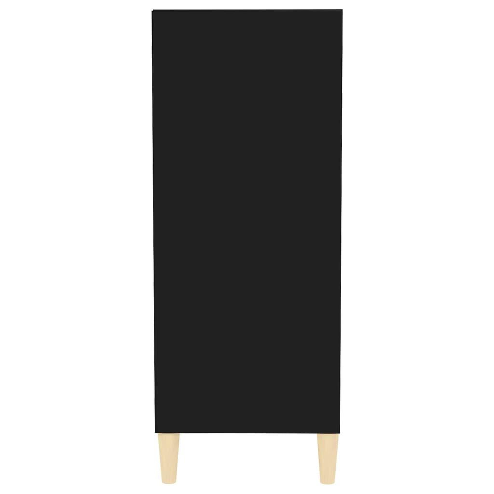 Voir la diapositive 5 : VIDAXL Buffet noir 57x35x90 cm bois d'ingenierie