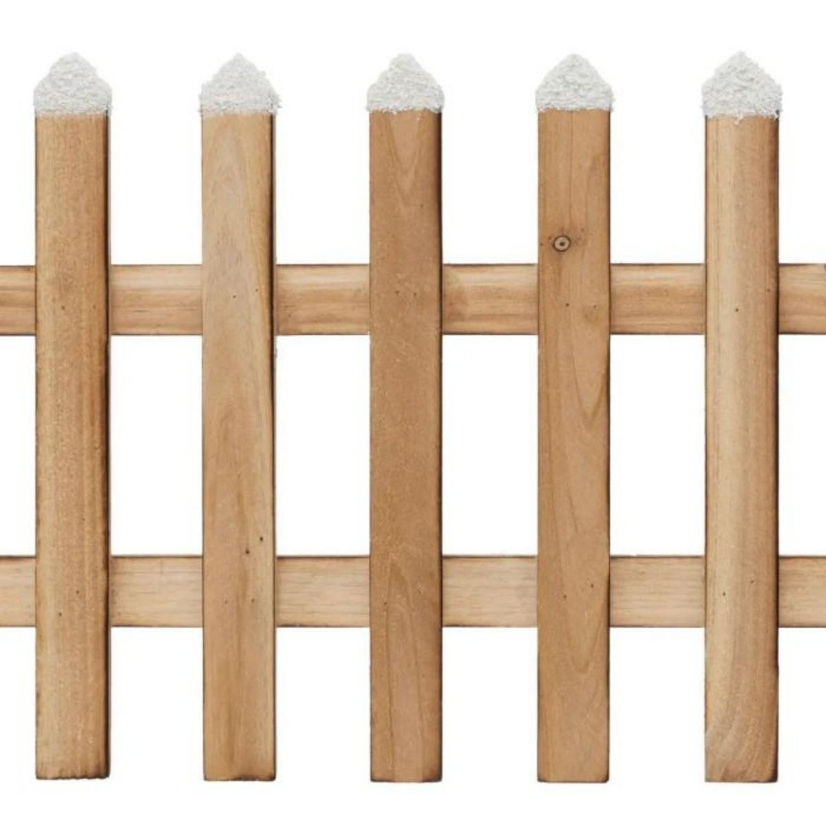 ATMOSPHERA Clôture Pour Crèche de Noël  Bois  90cm Marron