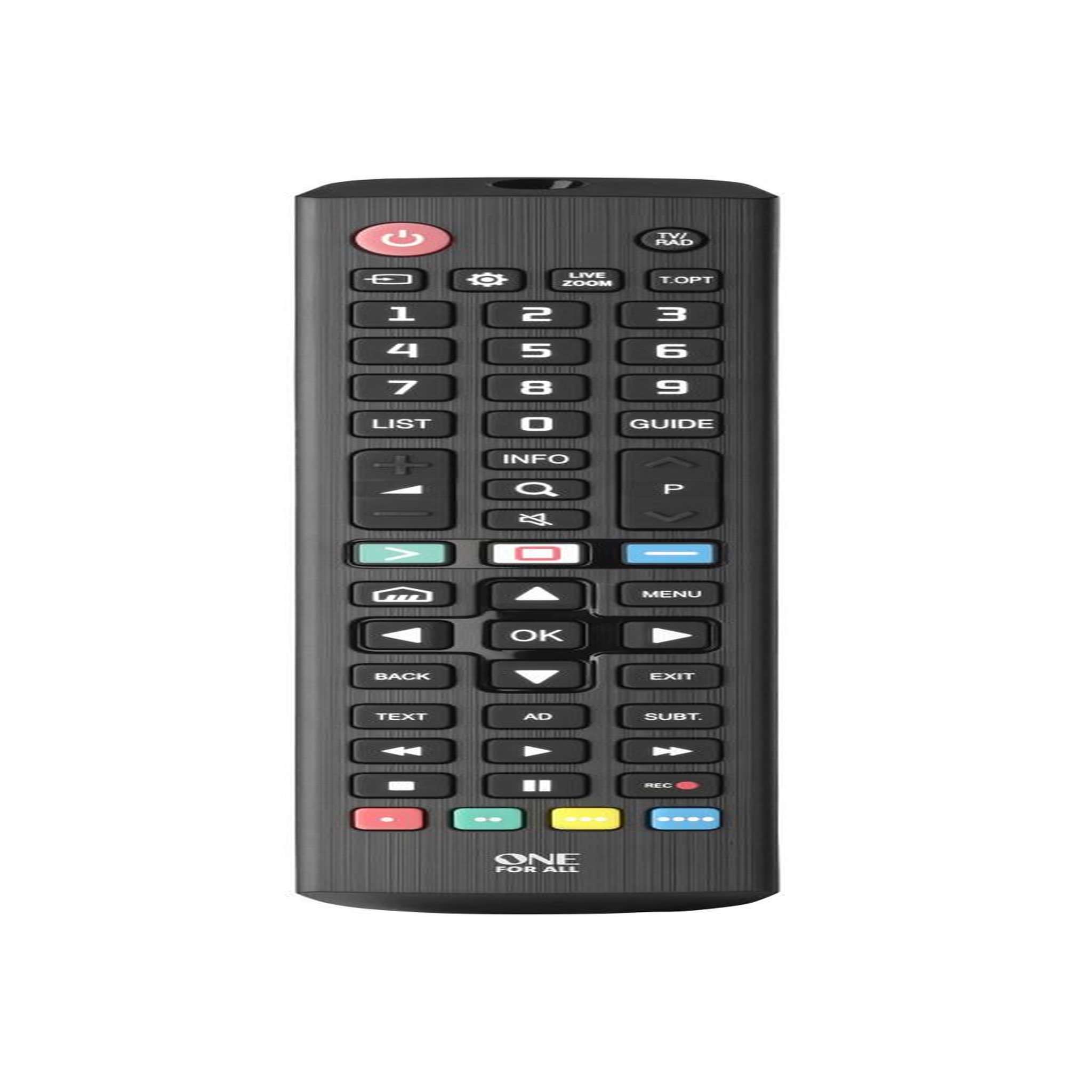 One For All One For All TV Replacement Remotes URC4911 télécommande IR Wireless Appuyez sur les boutons