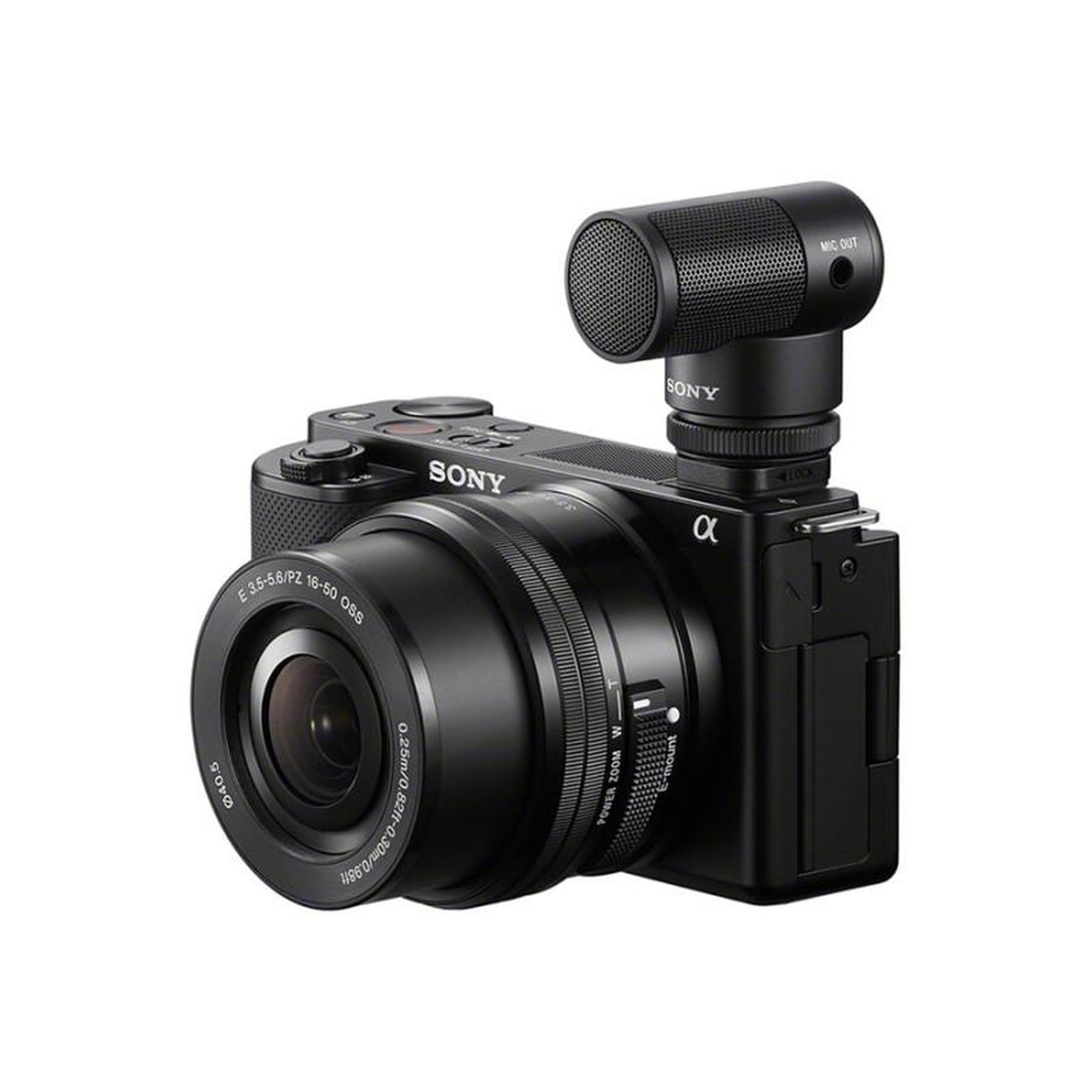 Voir la diapositive 3 : SONY Accessoires photo Sony MICROPHONE COMPACT VLOG ECM G1