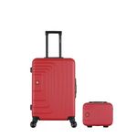 SWISS KOPPER SWISS KOPPER - Lot de 2 - Valise weekend et vanity RUTI. Coloris disponibles : Violet, Orange, Vert, Rouge